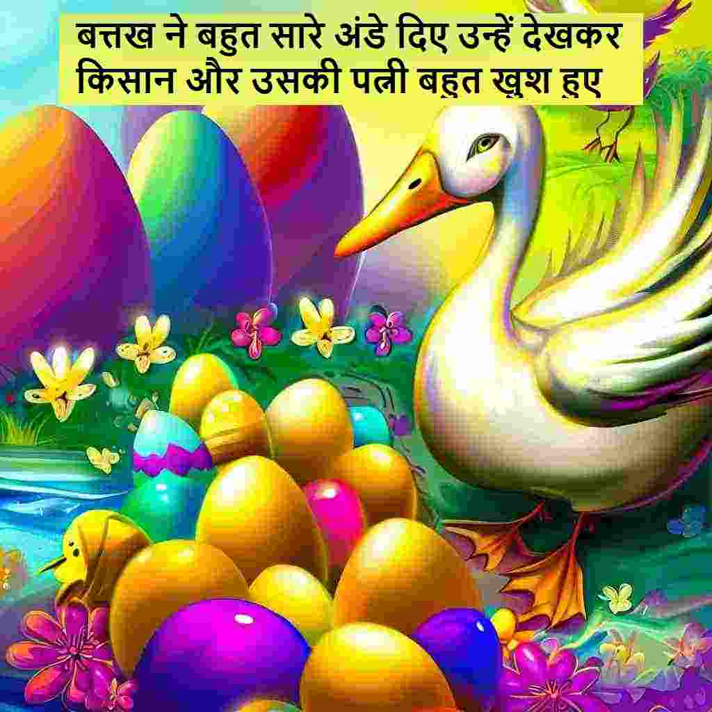Duck gave golden eggs